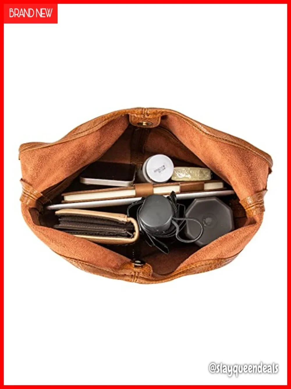 Hobo Purse for Women Vegan Leather Shoulder Bag with Wristlet Soft Slouchy